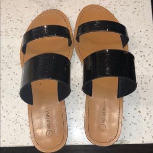Women’s size 7 Wild Diva sandals.